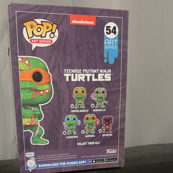 Teenage mutant ninja turtle Michaelangelo Funko Pop - Picture 3 of 6